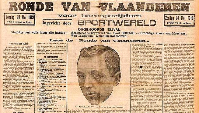 Ronde-van-Vlaanderen-2022-Historie-Ronde-van-Vlaanderen-1913-1